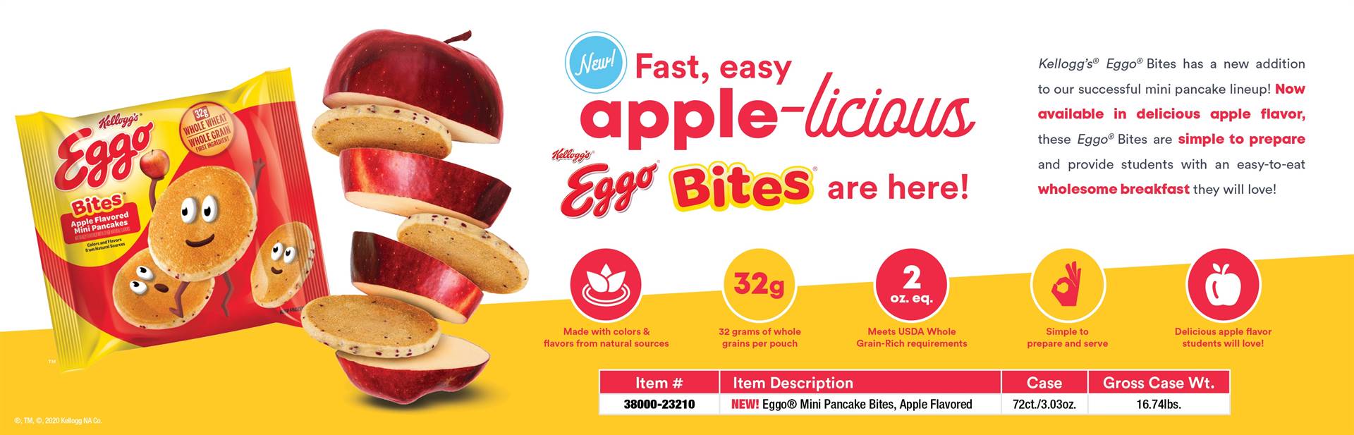 Eggo Bites Apple 